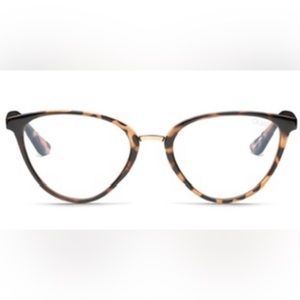 QUAY RUMOURS blue light glasses (tortoise)